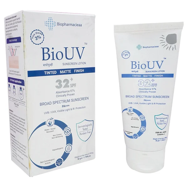 Bio UV Spf 32+ Sunscreen Lotion 50 gm, Pack of 1