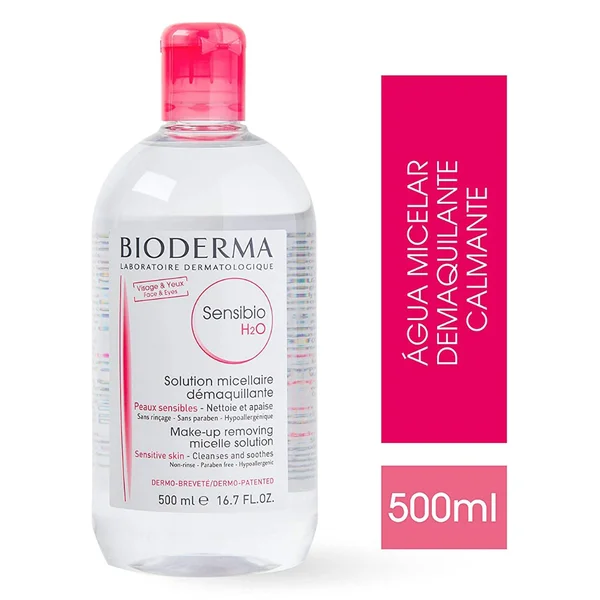 Bioderma Sensibio H2O Miscellar Water, 500 ml, Pack of 1