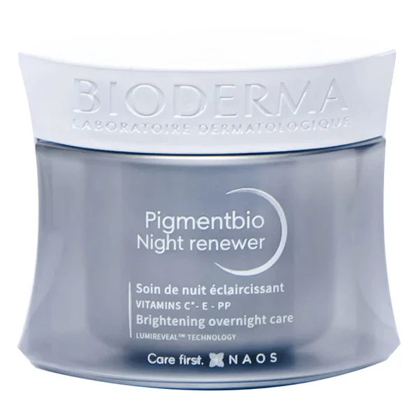 Bioderma Pigmentbio Night Renewer 50 ml | Vitamin C & Vitamin E | Brightens Skin