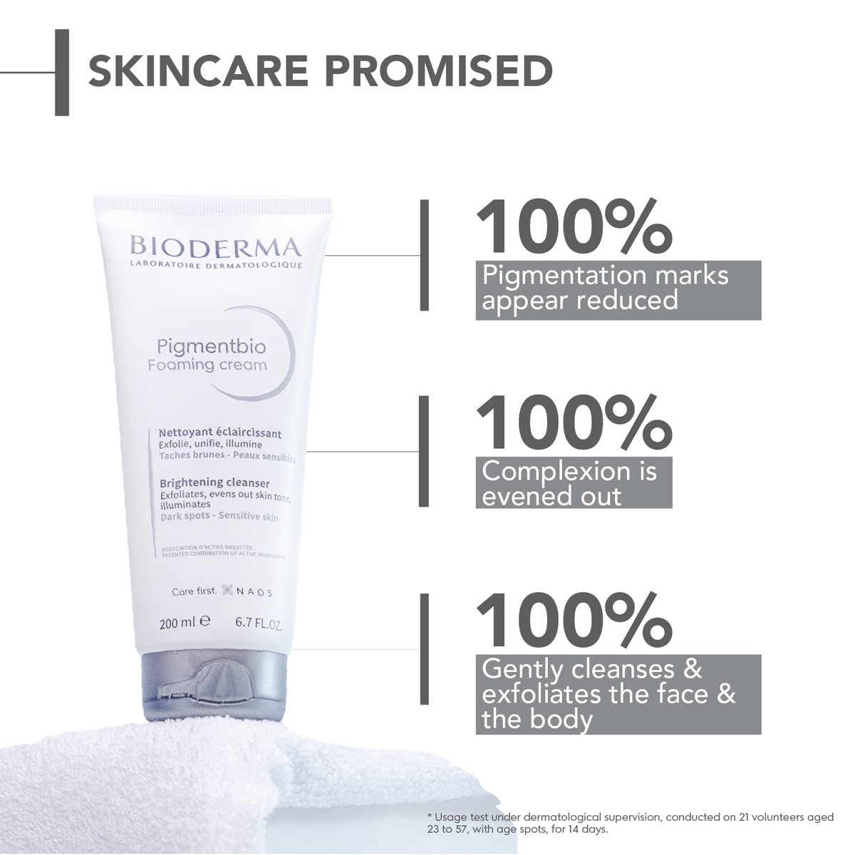 Bioderma Pigmentbio Foaming Cream 200 ml | Azelaic Acid, Coco Glucosides, Glycerin Oleate | Brightening, Exfoliating Cleanser | Evens Out Skin | Reduces Dark Spots | For Sensitive Skin, Pack of 1 Bioderma Pigmentbio Foaming Cream 200 ml | Azelaic Acid, Coco Glucosides, Glycerin Oleate | Brightening, Exfoliating Cleanser | Evens Out Skin | Reduces Dark Spots | For Sensitive Skin, Pack of 1
