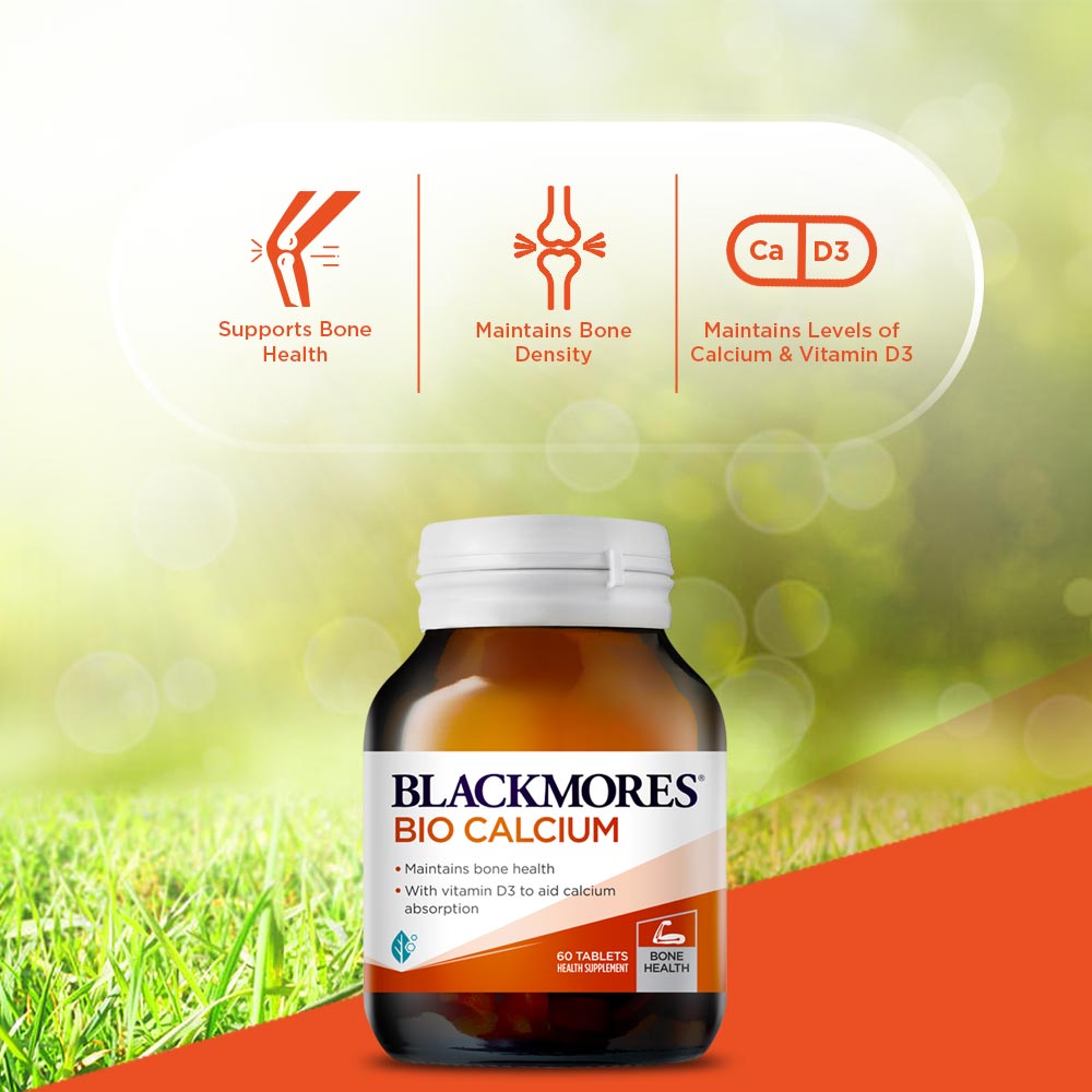 Blackmores Bio Calcium for Bone Health, 60 Tablets, Pack of 1 Blackmores Bio Calcium for Bone Health, 60 Tablets, Pack of 1