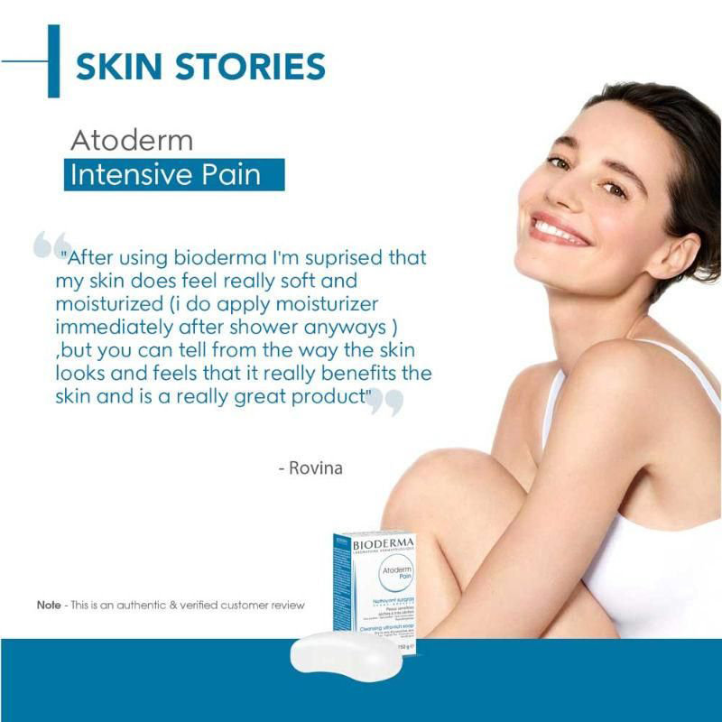 Bioderma Atoderm Pain Cleansing Ultra Rich Soap 150 gm | Niacinamide, Zinc Sulphate, Copper Sulphate | Gentle Cleansing | For Dry To Very Dry Sensitive Skin, Pack of 1 Bioderma Atoderm Pain Cleansing Ultra Rich Soap 150 gm | Niacinamide, Zinc Sulphate, Copper Sulphate | Gentle Cleansing | For Dry To Very Dry Sensitive Skin, Pack of 1