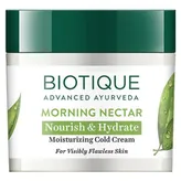 Biotique Morning Nectar Nourish &amp; Hydrate Moisturizing Cold Cream, 50 gm, Pack of 1