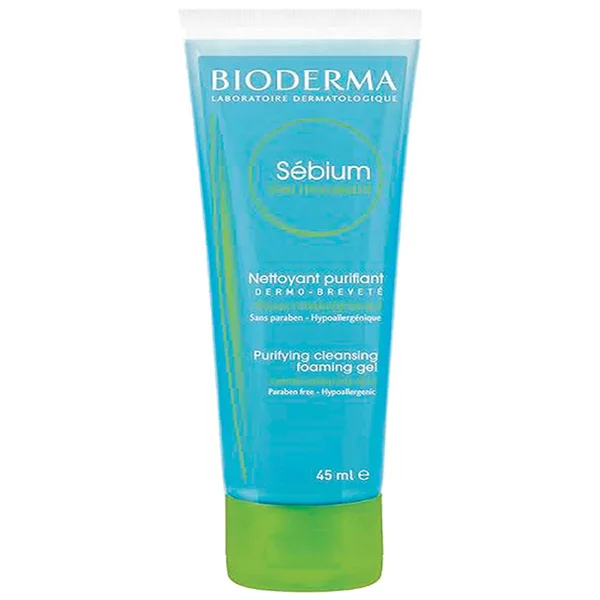 Bioderma Sebium Gel Moussant Cleansing Foaming Gel, 45 ml