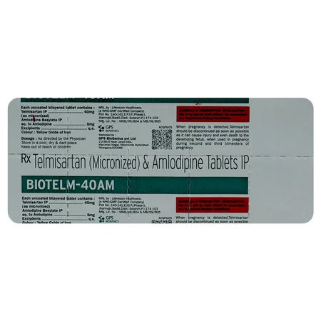 Biotelm-40 AM Tablet 10's