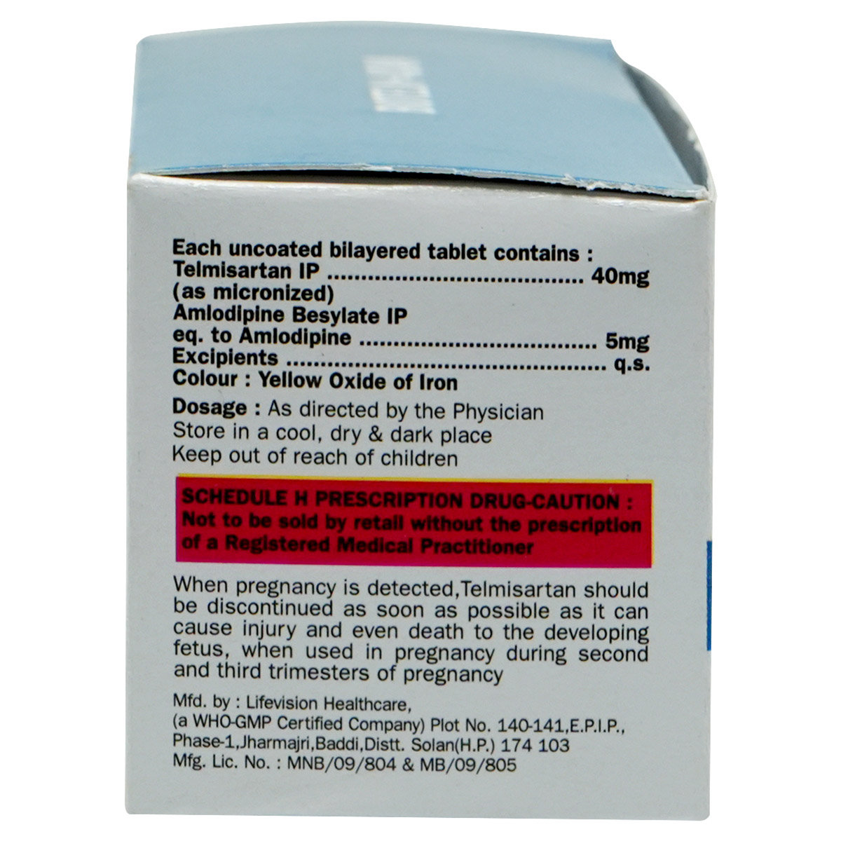 Biotelm-40 AM Tablet 10's, Pack of 10 TABLETS Biotelm-40 AM Tablet 10's, Pack of 10 TABLETS