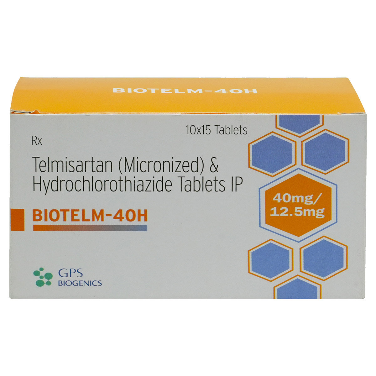 Biotelm-40 H Tablet 15's, Pack of 15 TABLETS Biotelm-40 H Tablet 15's, Pack of 15 TABLETS