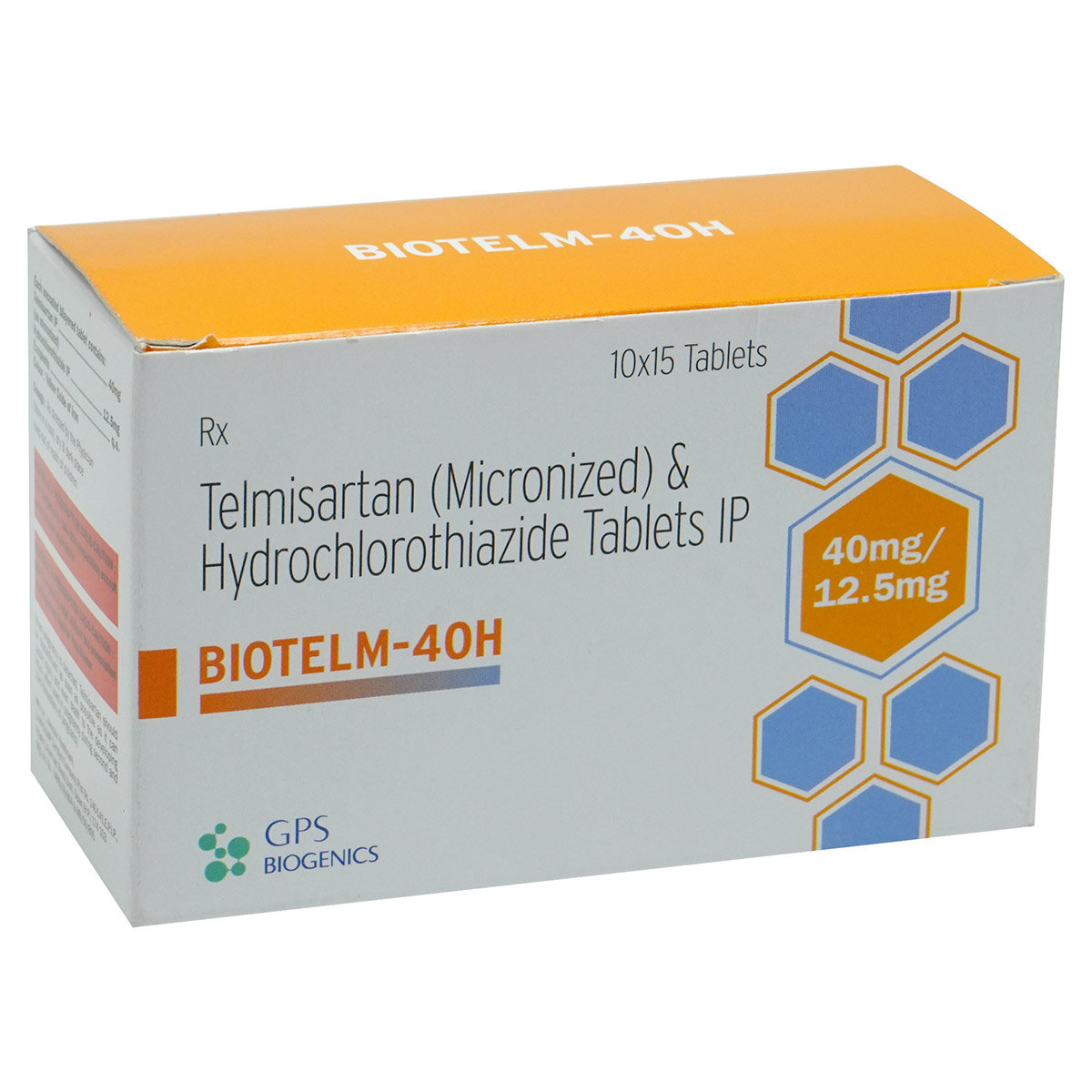 Biotelm-40 H Tablet 15's, Pack of 15 TABLETS Biotelm-40 H Tablet 15's, Pack of 15 TABLETS