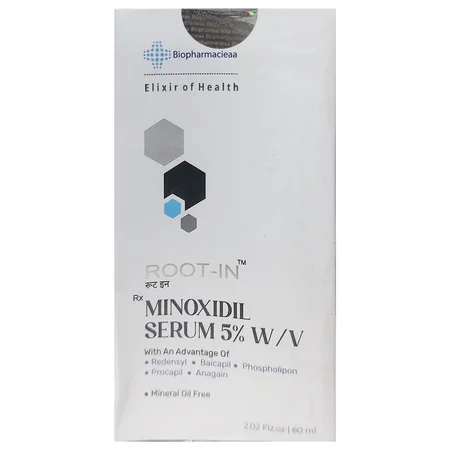 Biopharmacieaa Root-In Minoxidil Serum 5%W/V, 60 ml