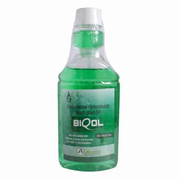 Biqol Alcohol Free Mouth Wash 300 ml, Pack of 1 SOLUTION