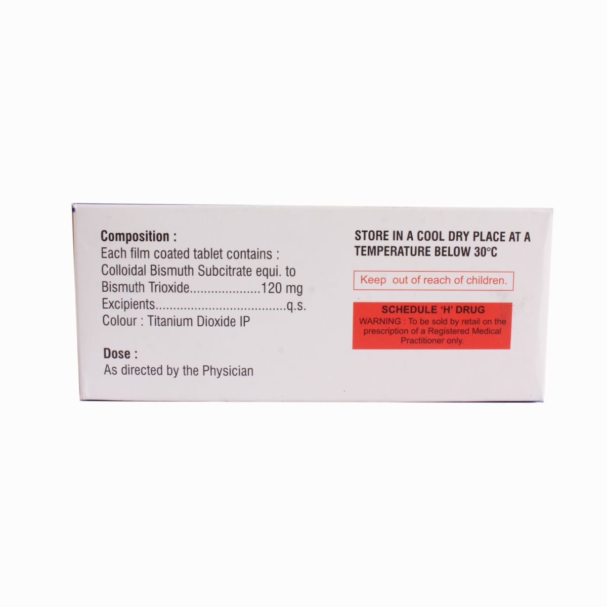 Bisgram 120 mg Tablet 8's, Pack of 8 Bisgram 120 mg Tablet 8's, Pack of 8