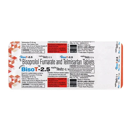 Bisot-2.5 Tablet 10's