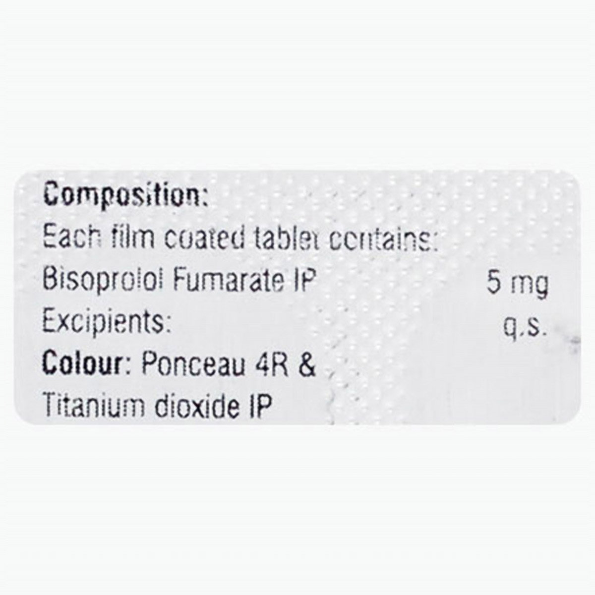 Bisopharm 5 Tablet 10's, Pack of 10 TabletS Bisopharm 5 Tablet 10's, Pack of 10 TabletS