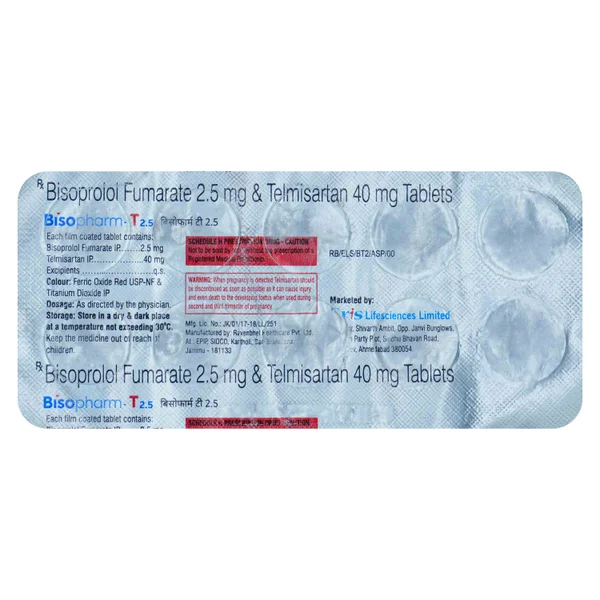 Bisopharm-T 2.5 Tablet 10's