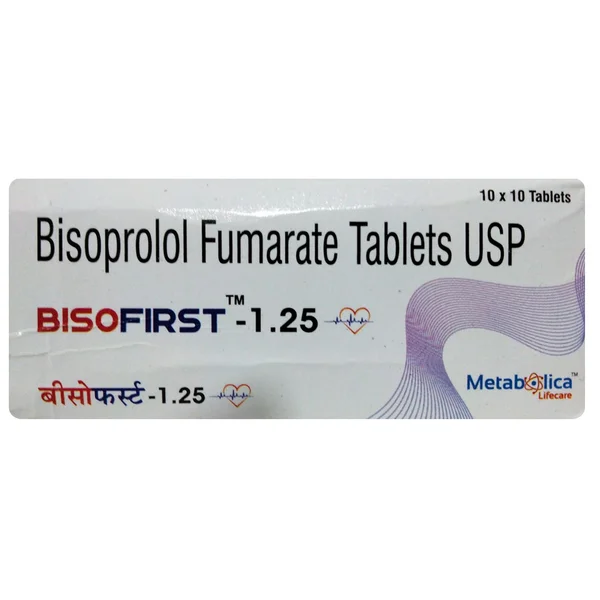 Bisofirst-1.25 Tablet 10's, Pack of 10 TabletS