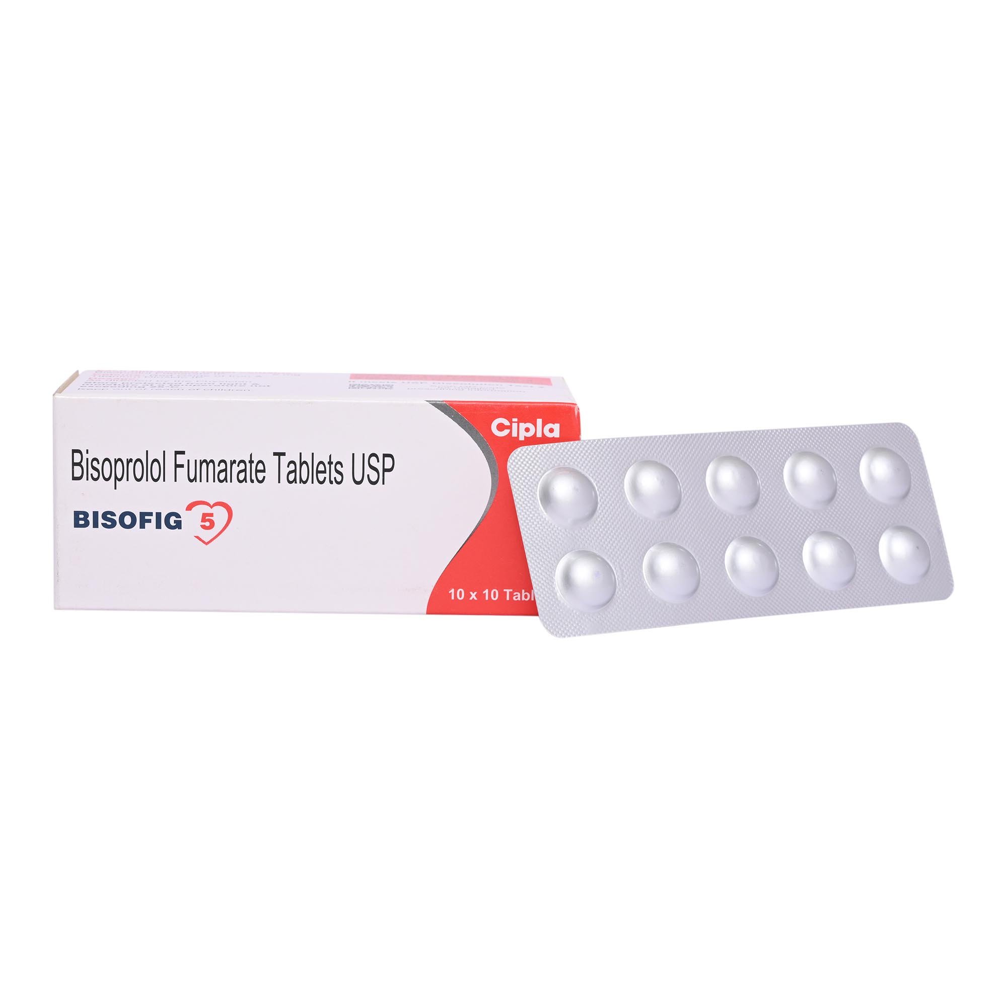 Bisofig 5 Tablet 10's, Pack of 10 TabletS Bisofig 5 Tablet 10's, Pack of 10 TabletS