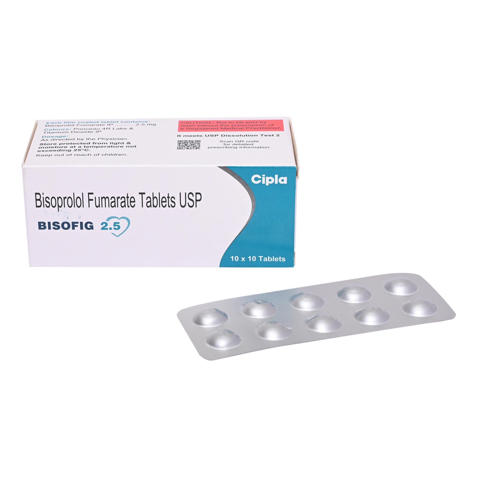 Bisofig 2.5 Tablet 10's, Pack of 10 TabletS Bisofig 2.5 Tablet 10's, Pack of 10 TabletS