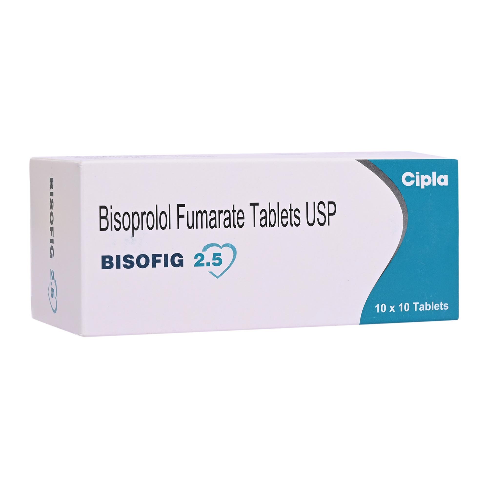 Bisofig 2.5 Tablet 10's, Pack of 10 TabletS Bisofig 2.5 Tablet 10's, Pack of 10 TabletS
