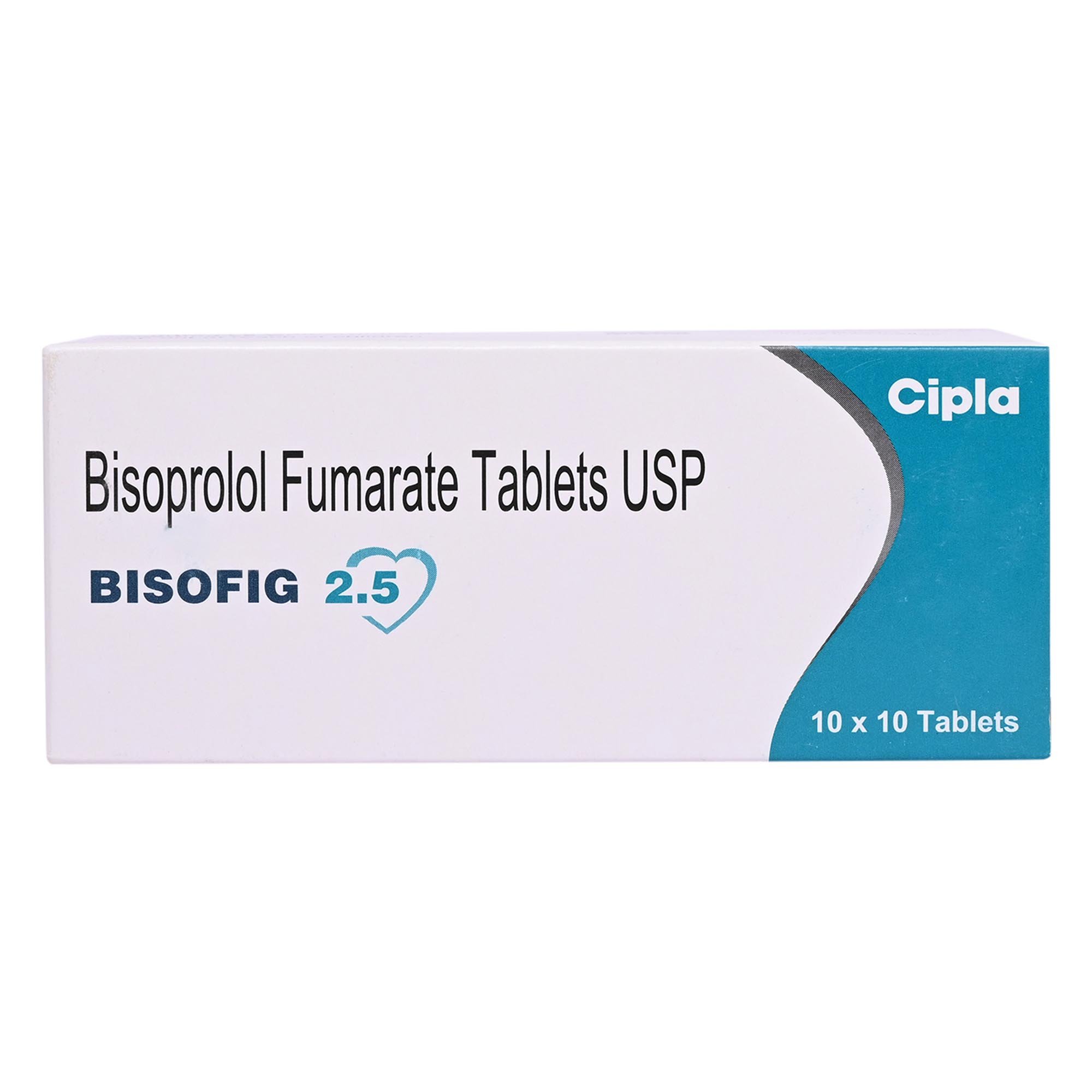 Bisofig 2.5 Tablet 10's, Pack of 10 TabletS Bisofig 2.5 Tablet 10's, Pack of 10 TabletS