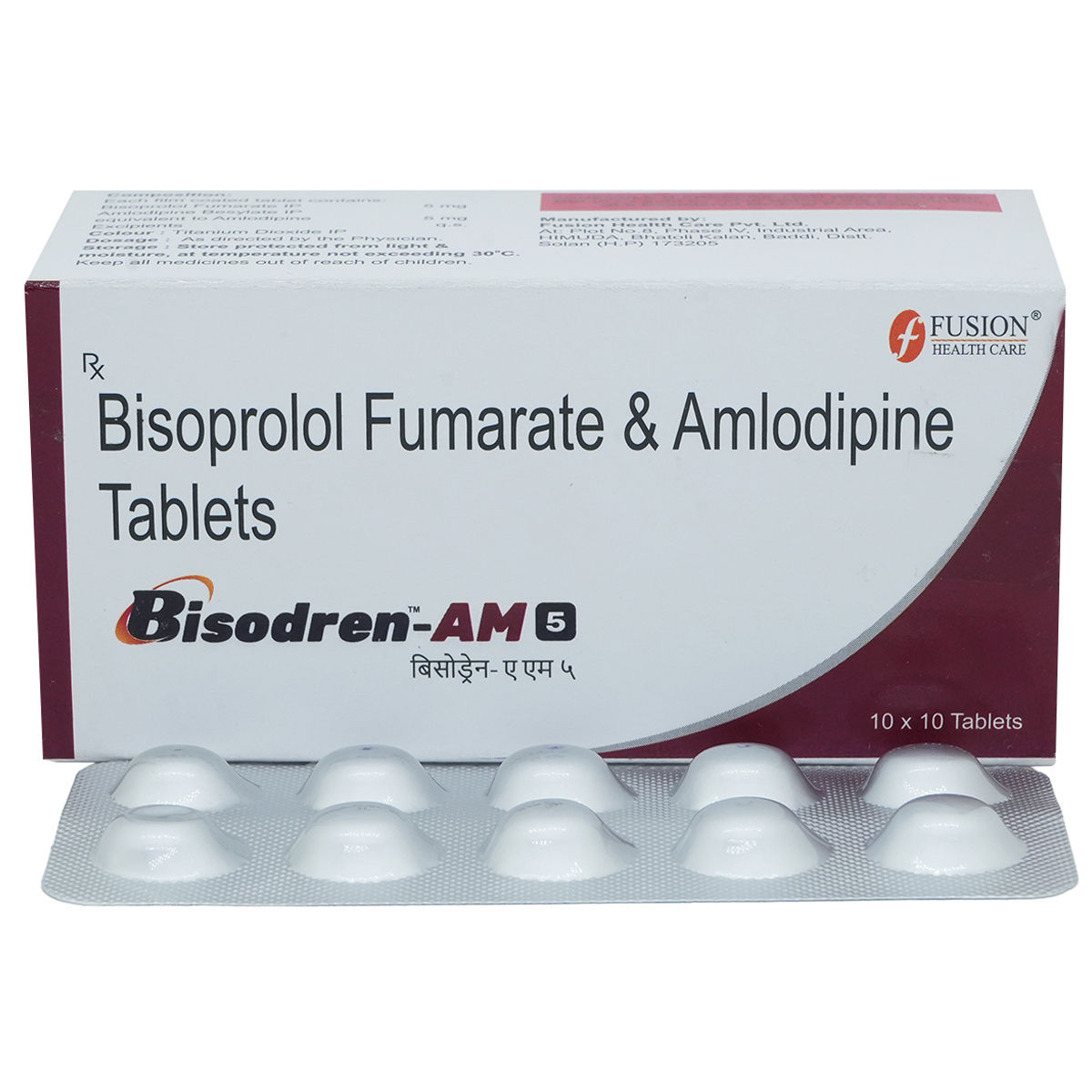 Buy Bisodren-AM 5 Tablet 10's online | Uses, Side Effects, Price and ...