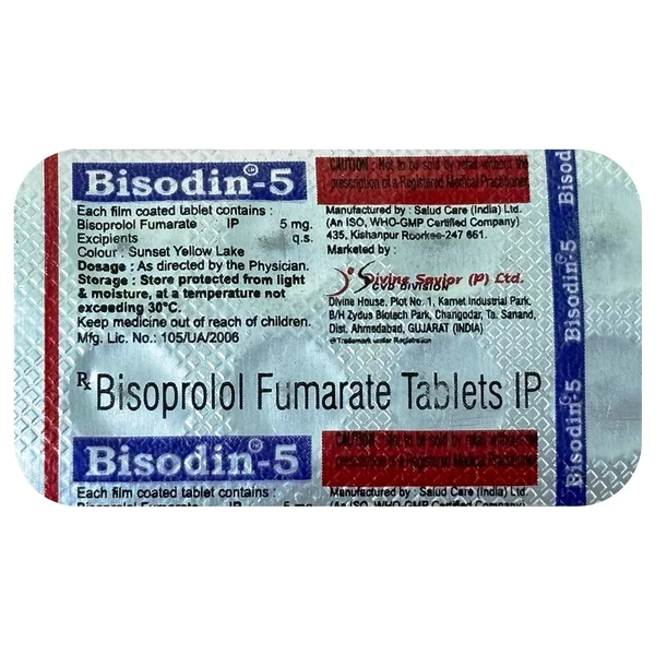 Bisodin-5 Tablet 10's