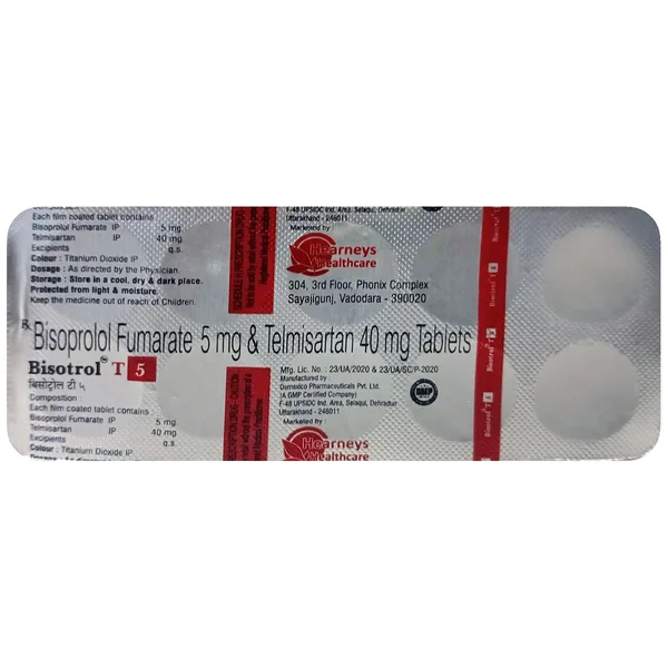 Bisotrol T 5 Tablet 10's