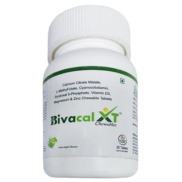 Bivacal XT Green Apple Flavour Chewable Tablet 30's