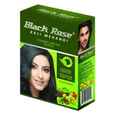 Black Rose Kali Mehandi Black Hair Dye Powder, Pack of 1