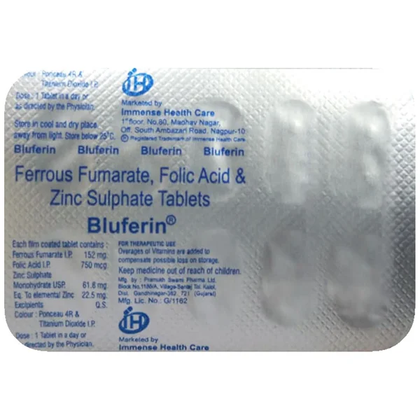 Bluferin Tablet 10's