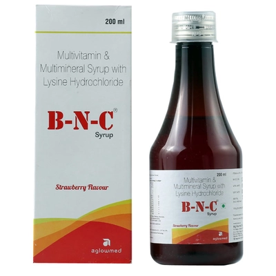 B-N-C 200Ml Strawberry Flav Syp, Pack of 1 Liquid