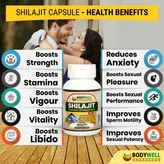 Bodywell Shilajit 500 mg, 60 Capsules, Pack of 1