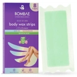 Bombay Shaving Company Body Wax Strips aloe-ha glow for Sensitive Skin, 8 Count
