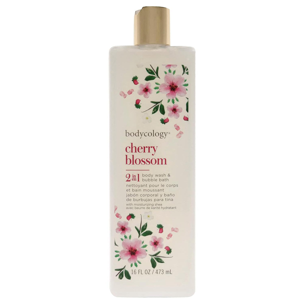 Bodycology Cherry Blossom 2 in 1 Body Wash & Bubble Bath, 473 ml, Pack of 1 Bodycology Cherry Blossom 2 in 1 Body Wash & Bubble Bath, 473 ml, Pack of 1