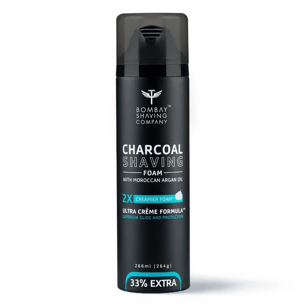 Bombay Shaving Company Charcoal Shaving Foam, 266 ml, Pack of 1