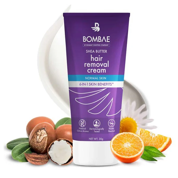 Bombay Shaving Company Shea Butter Hair Removal Cream, 30 gm, Pack of 1