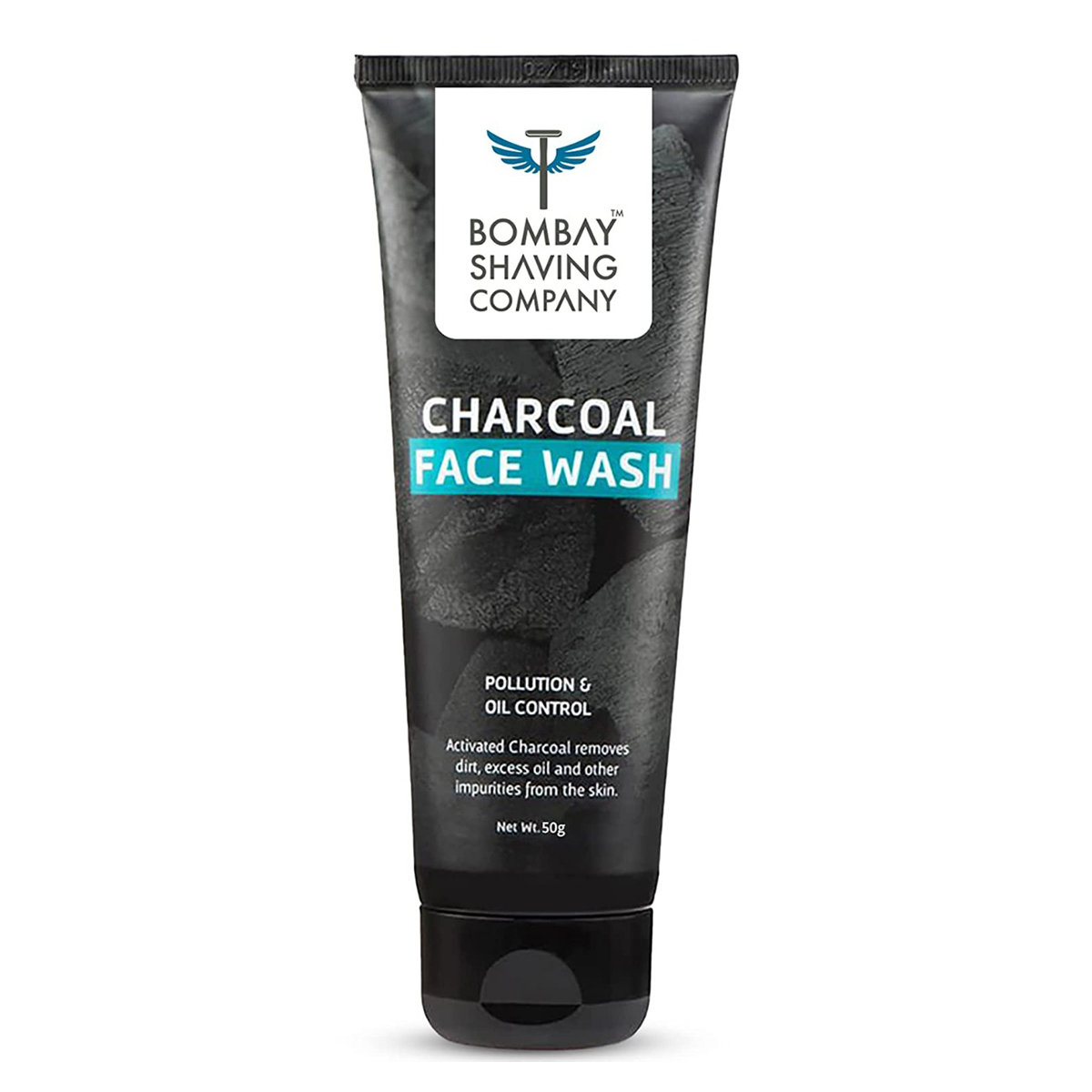 Bombay Shaving Company Charcoal Face Wash 50 gm | Activated Charcoal | Deeply Cleanses & Detoxifies | Removes Excess Oil, Dirt & Impurities | 10X Cleansing Action | For All Skin Type, Pack of 1 Bombay Shaving Company Charcoal Face Wash 50 gm | Activated Charcoal | Deeply Cleanses & Detoxifies | Removes Excess Oil, Dirt & Impurities | 10X Cleansing Action | For All Skin Type, Pack of 1
