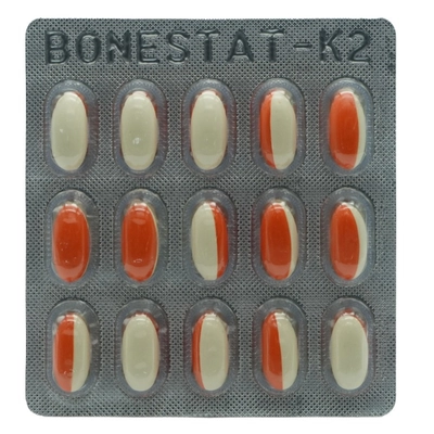 Bonestat-K2 Capsule 15's, Pack of 15 CAPSULES