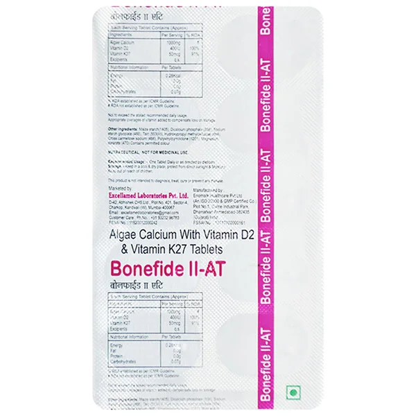 Bonefide Ii-At Tab 10'S, Pack of 10 TABLETS