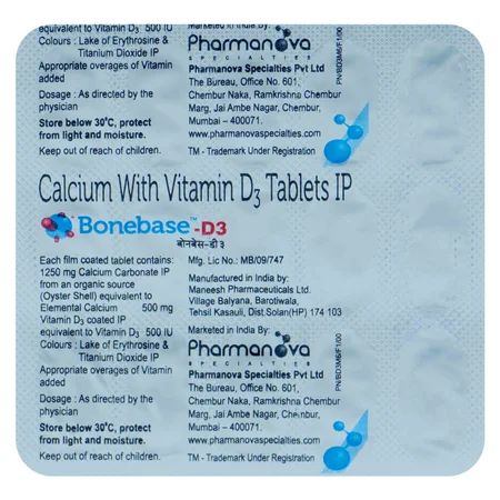 Bonebase-D3 Tablet 15's