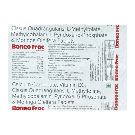 Boneo Frac Tablet 10's