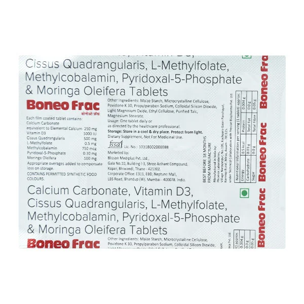 Boneo Frac Tablet 10's, Pack of 10