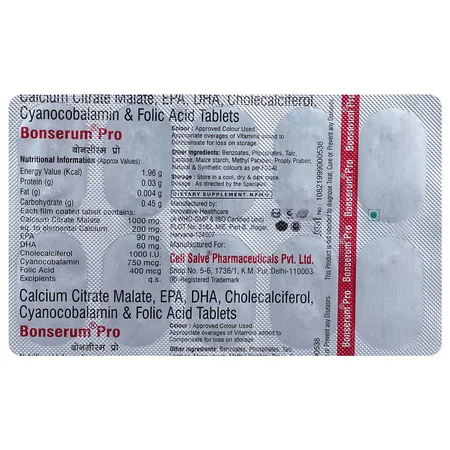 Bonserum Pro Tablet 10's