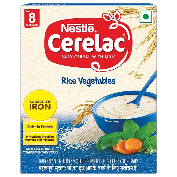 Bonbaby Rice &amp; Veg Stage-2 Cereal, 300 gm Refill, Pack of 1