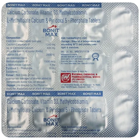 Bonit Max Tablet 15's