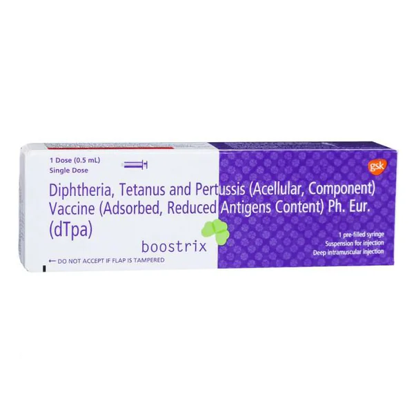 Boostrix Vaccine 0.5 ml, Pack of 1 INJECTION