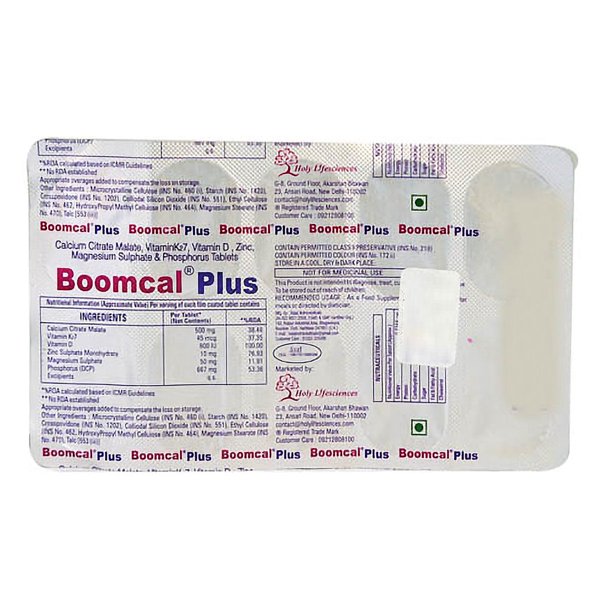 Buy Boomcal Plus Tablet 10'S Online