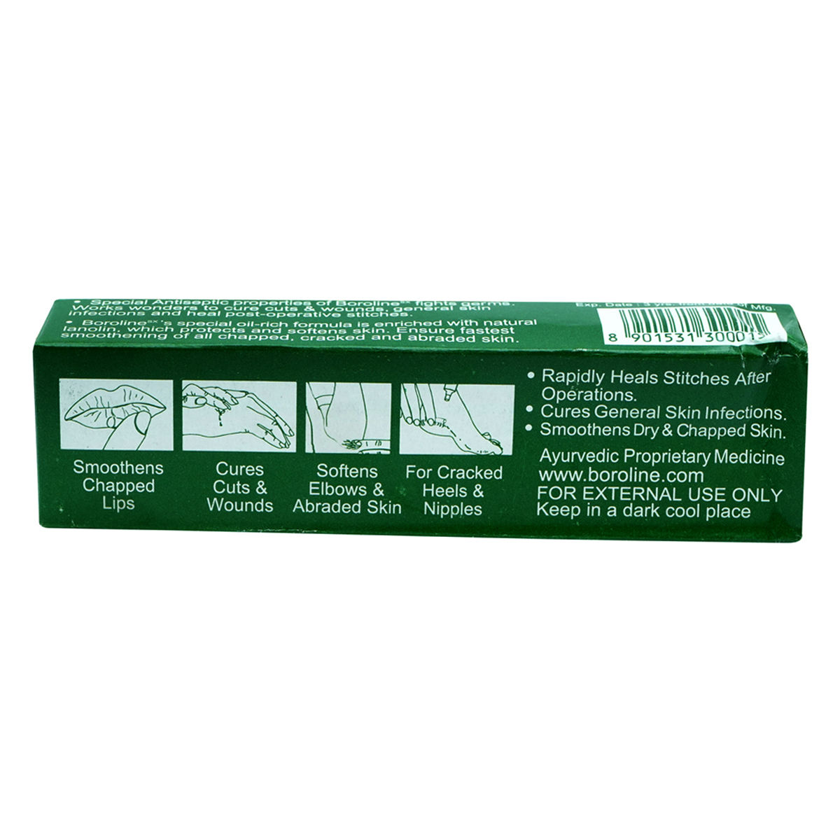 Boroline Antiseptic Ayurvedic Cream 20 gm | For Cuts, Wounds, General Skin Infections | Cure Chapped Lips , Cracked Heels & Abraded Skin, Pack of 1 Boroline Antiseptic Ayurvedic Cream 20 gm | For Cuts, Wounds, General Skin Infections | Cure Chapped Lips , Cracked Heels & Abraded Skin, Pack of 1