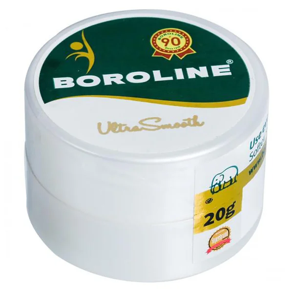 Boroline Ultra Smooth Cream 20 gm | Moisturises Dry, Cracked, Chapped & Rough Skin | Night Cream | For Dry Skin
