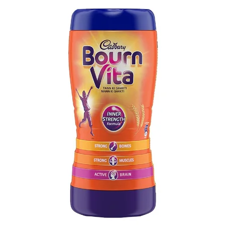 Cadbury Bournvita Nutrition Powder 500 gm Jar | Inner Strength Formula | For Strong Bones, Muscle & Active Brain | Nutritional Drink For Kids
