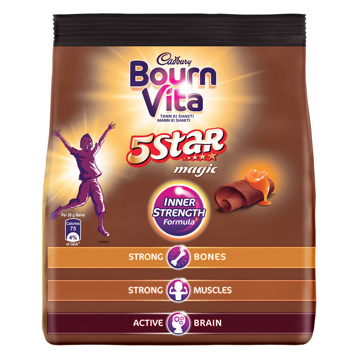 Buy Cadbury Bournvita 5 Star Magic Health & Nutrition Drink Powder, 500 gm Refill Pack Online